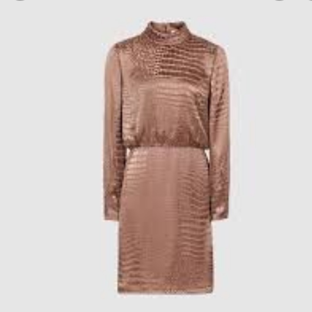 Reiss Bronze Mini Dress